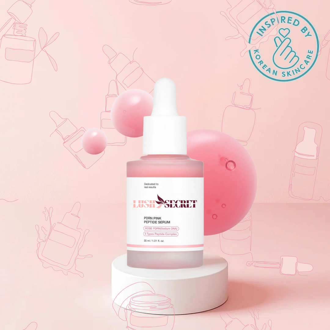 PINK GLOW SERUM Rose PDRN + Peptide