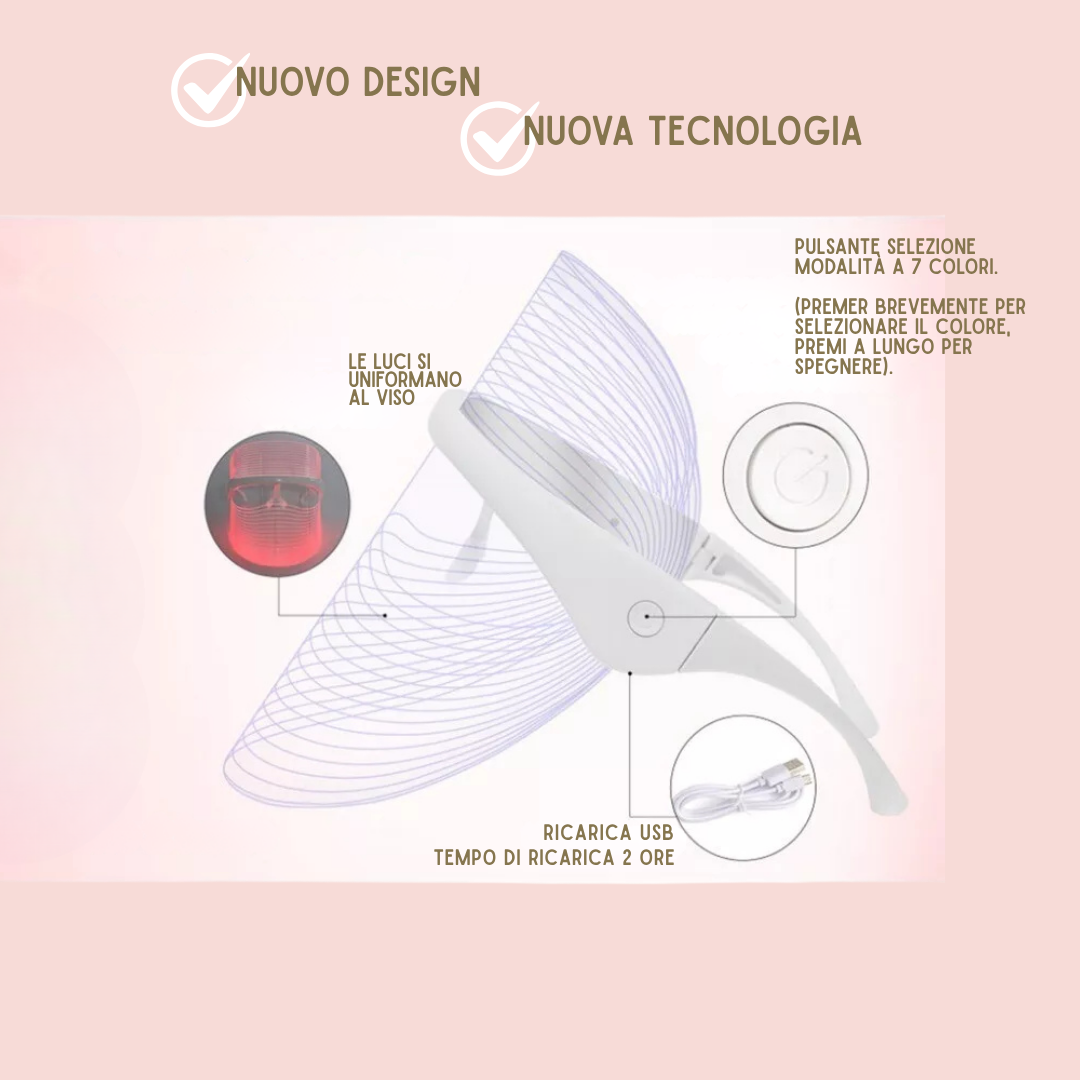 LIGHT SKIN MASK - 7 LIGHT THERAPY™️