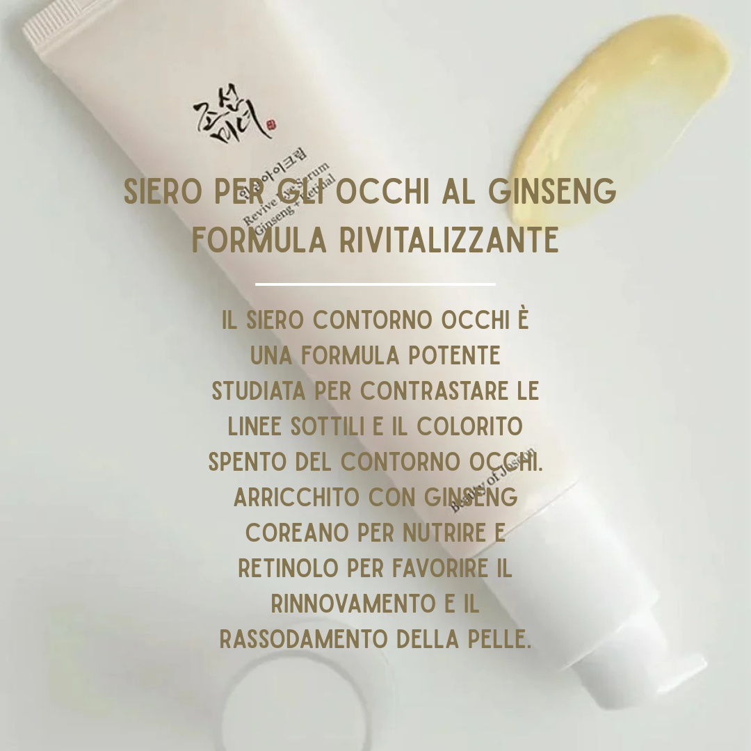 BEAUTY OF JOSEON - SIERO PER OCCHI AL GINSENG - FORMULA RIVITALIZZANTE