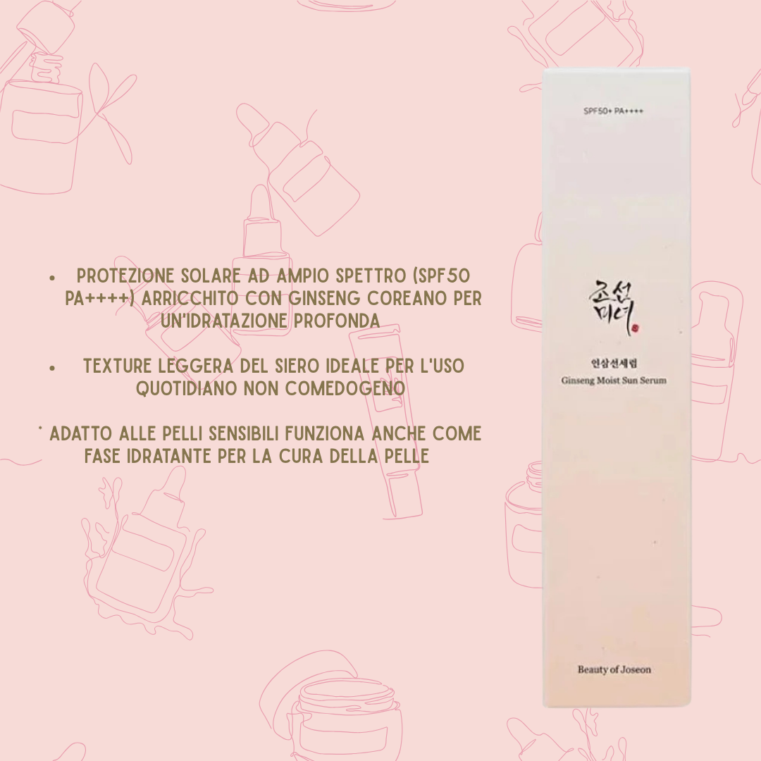 BEAUTY OF JOSEON - SIERO SOLARE IDRATANTE AL GINSENG SPF50 PA++++