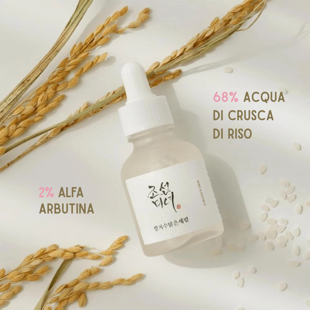 BEAUTY OF JOSEON - SIERO ILLUMIINANTE RISO E ARBUTINA