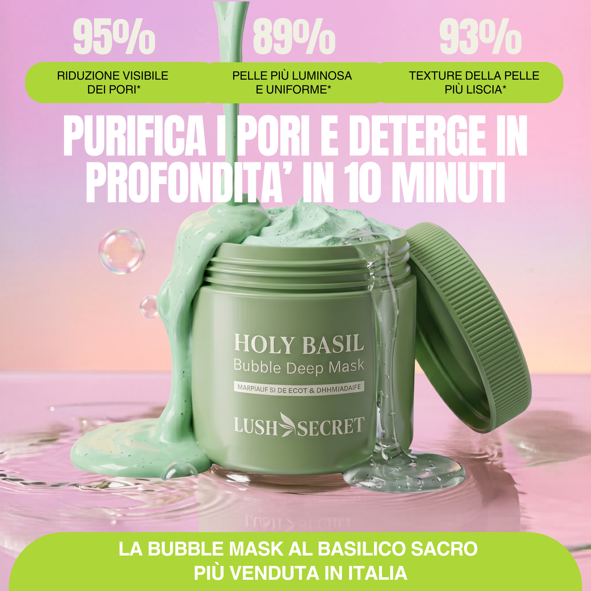Holy Basil Bubble Deep Mask™