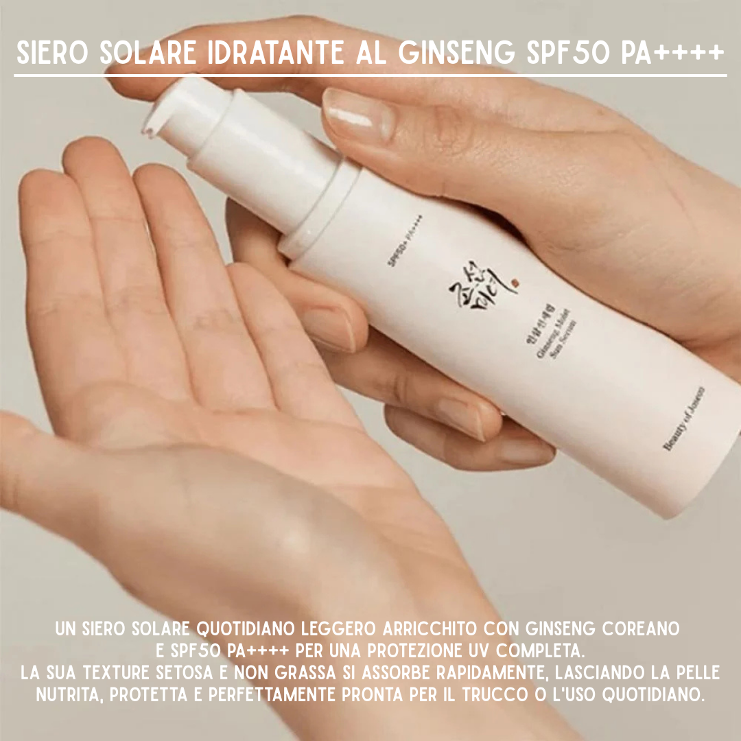 BEAUTY OF JOSEON - SIERO SOLARE IDRATANTE AL GINSENG SPF50 PA++++