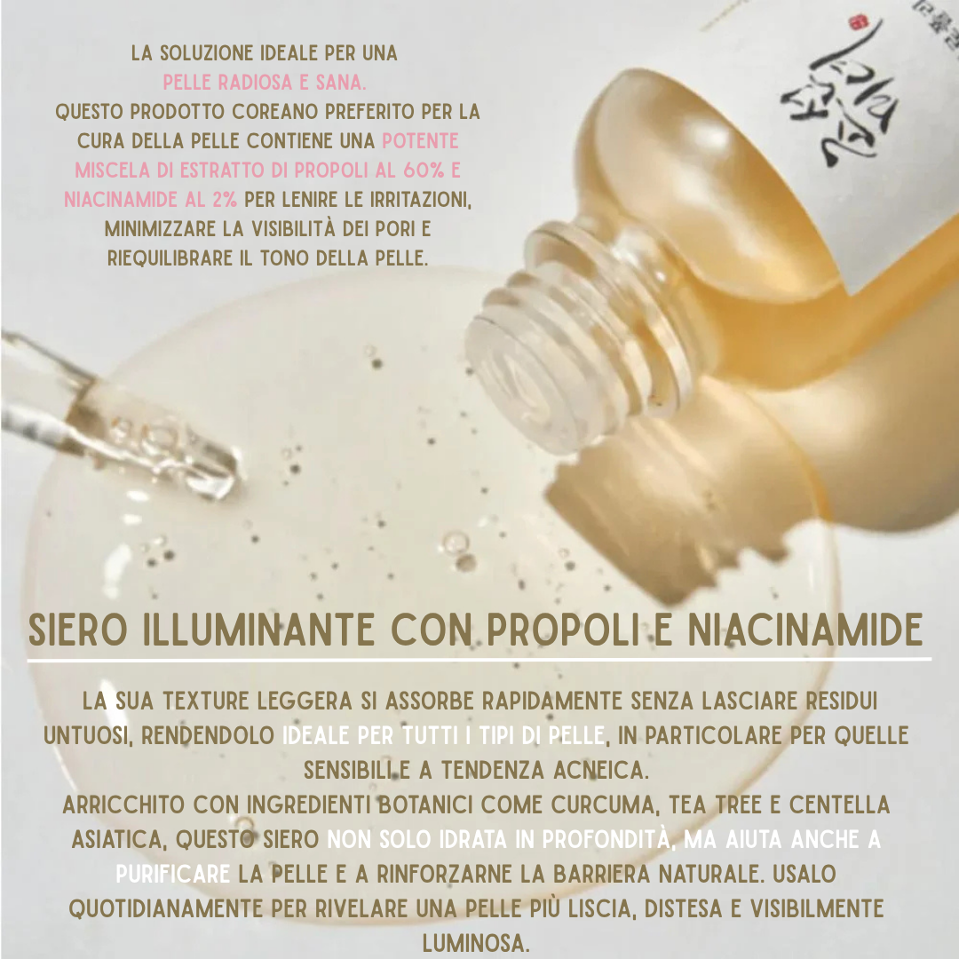 BEAUTY OF JOSEON - SIERO PROPOLI E  NIACINAMIDE 30ML